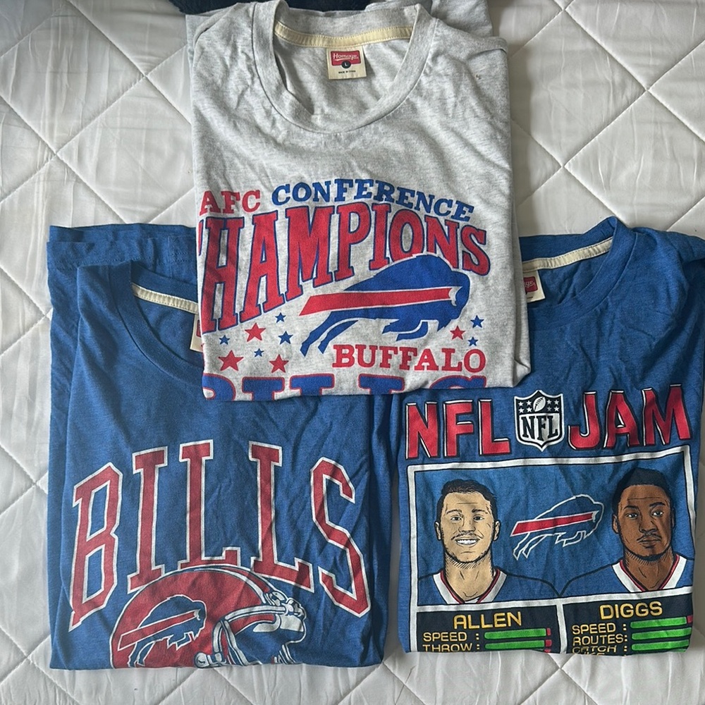Buffalo Bills Homage shirt bundle